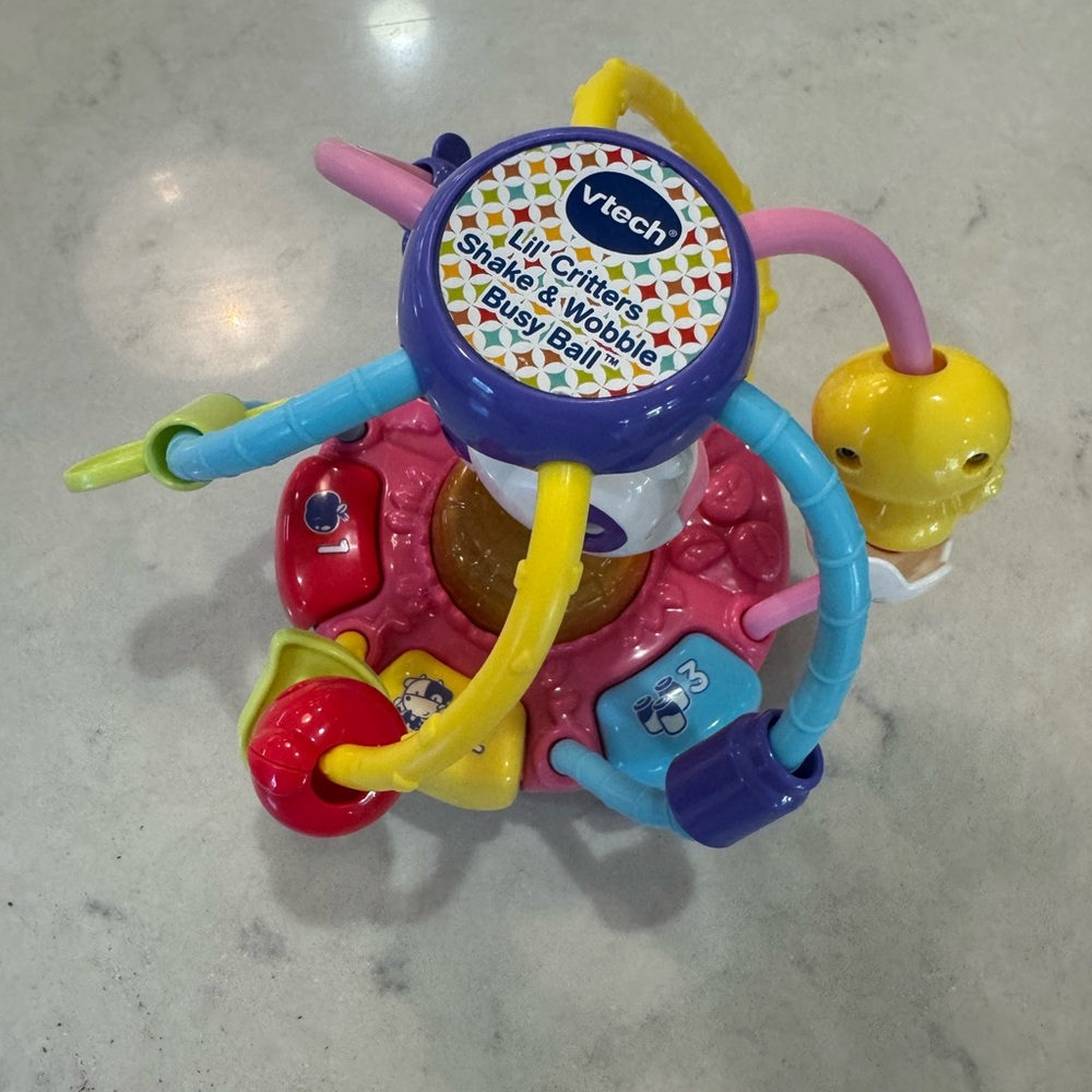 VTech Lil' Critters Shake & Wobble Busy Ball - Colorful Interactive Toy